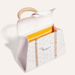 Goyard Saigon Structured Mini Bag White - Image 4